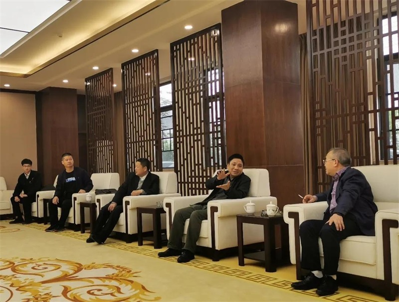Deputy Director Liu Xiu of the Military-civilian Integration Office of the Provincial Party Committee and his party visited Hunan Qitai Sensing Technology Co., Ltd.